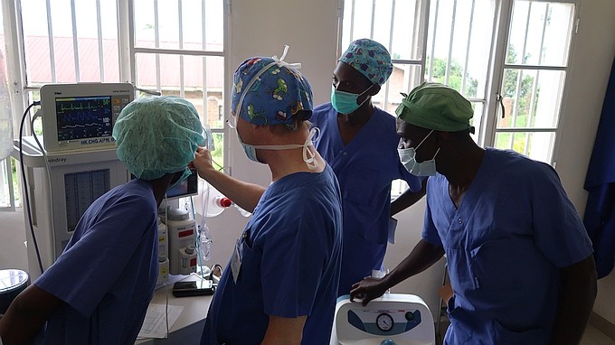 Teaching Anesthesia in Ruanda